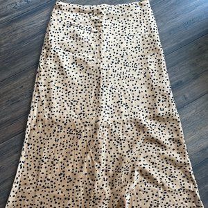 Leopard Midi Skirt - Size Small
